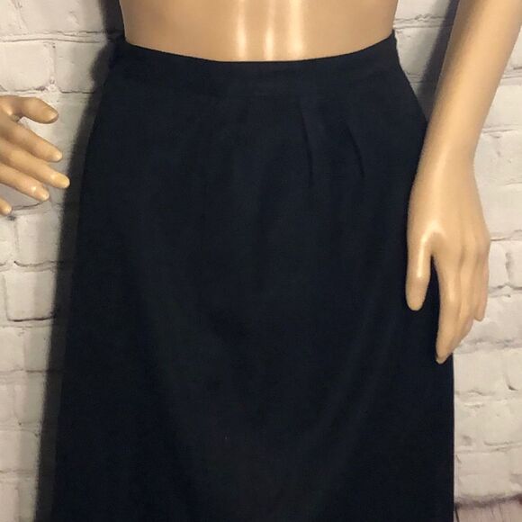 Sassco Black Pencil Skirt Career Professional 6 - Picture 2 of 8